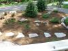 Flagstone Pathway with Mulch